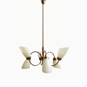 Chandelier in Brass, 1950s-PF-770249