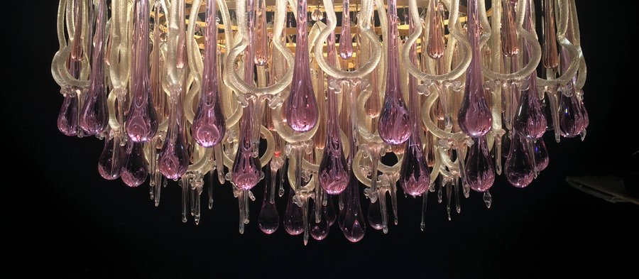 Chandelier in the style of Barovier & Toso, 1960s-MBH-1031620