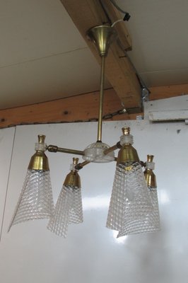 Chandelier & Sconce, 1960s, Set of 2-RDN-574635