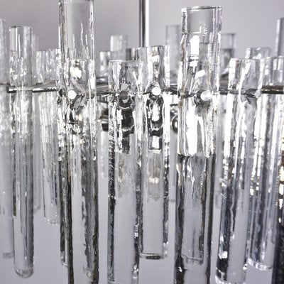 Chandelier with 36 Ice Glass Pieces from Kinkeldey-RST-1233448