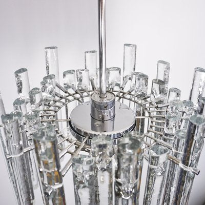 Chandelier with 36 Ice Glass Pieces from Kinkeldey-RST-1233448