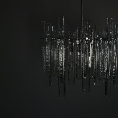 Chandelier with 36 Ice Glass Pieces from Kinkeldey-RST-1233448