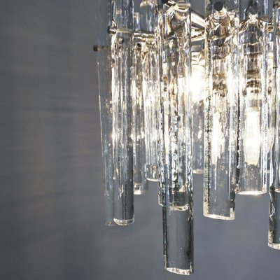 Chandelier with 36 Ice Glass Pieces from Kinkeldey-RST-1233448