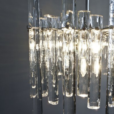 Chandelier with 36 Ice Glass Pieces from Kinkeldey-RST-1233448