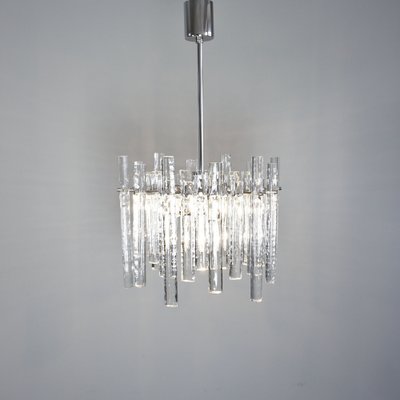 Chandelier with 36 Ice Glass Pieces from Kinkeldey-RST-1233448