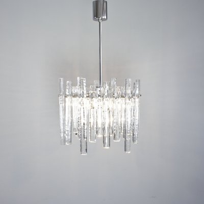 Chandelier with 36 Ice Glass Pieces from Kinkeldey-RST-1233448