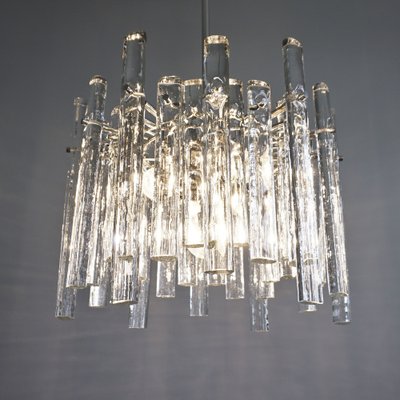 Chandelier with 36 Ice Glass Pieces from Kinkeldey-RST-1233448