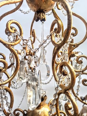 Chandelier with Crystals & Six Arms-FSD-1357822