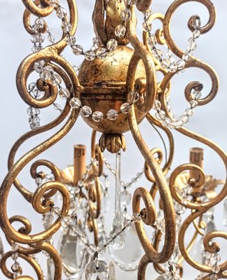 Chandelier with Crystals & Six Arms-FSD-1357822