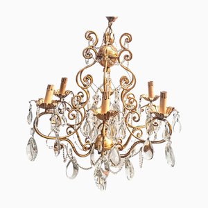 Chandelier with Crystals & Six Arms-FSD-1357822