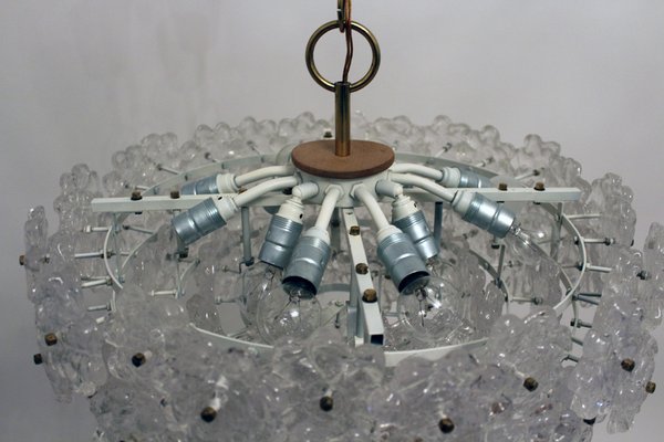 Chandelier with Flowers in Acrylic by J. T. Kalmar for Kalmar, 1960s-ZWH-1047033