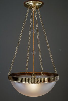 Chandelier with Original Glass Shade Vienna from Otto Prutscher, 1908-SPD-2036787