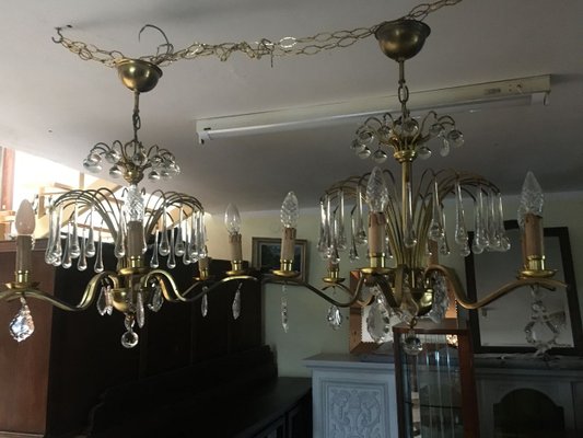 Chandeliers, 1950s, Set of 2-WQQ-623683