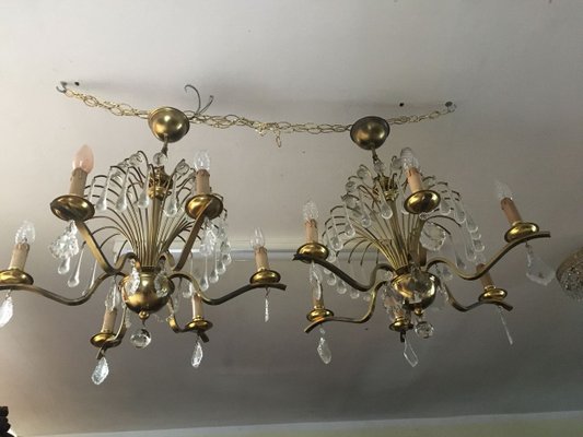 Chandeliers, 1950s, Set of 2-WQQ-623683