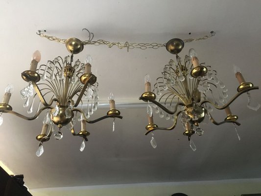 Chandeliers, 1950s, Set of 2-WQQ-623683