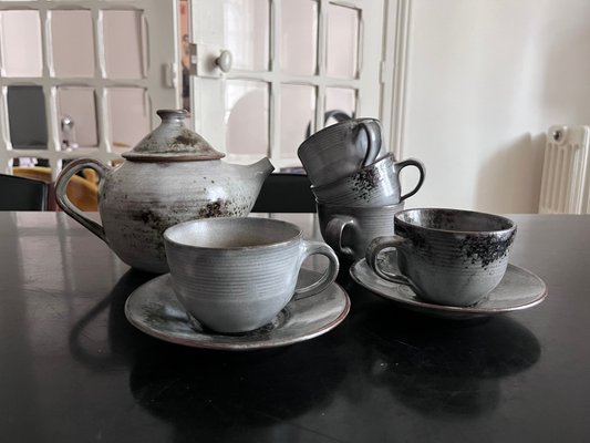 Chantal Tea Service and Thierry Robert, 1970s, Set of 8-AVC-1411062