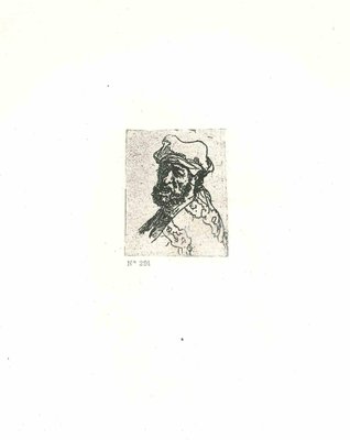 Charles Amand Durand after Rembrandt, Man Crying Out, 19th Century, Engraving-ZCI-1781921