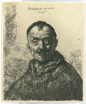 Charles Amand Durand after Rembrandt, The First Oriental Head, Engraving, 19th Century-ZCI-1781516