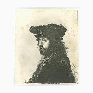 Charles Amand Durand after Rembrandt, The Fourth Oriental Head, Engraving, 19th Century-ZCI-1781519