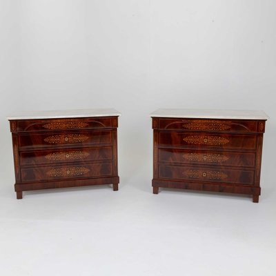 Charles X Chests of Drawers, 1830s, Set of 2-VEI-1748768