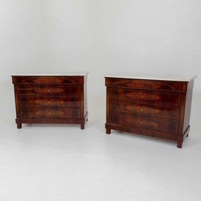 Charles X Chests of Drawers, 1830s, Set of 2-VEI-1748768