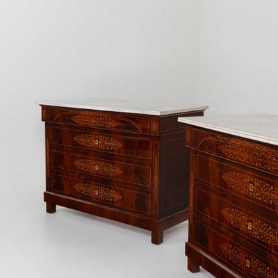 Charles X Chests of Drawers, 1830s, Set of 2-VEI-1748768