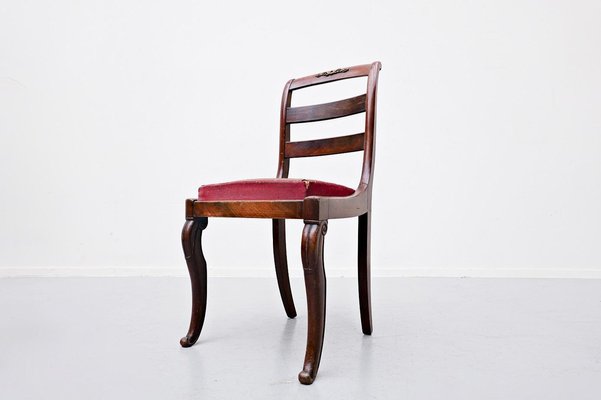 Charles X Mahogany Chairs, Set of 6-FGA-922978