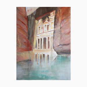 Charlotte Pivard, Petra, The Submerged Treasure, Acrylic Painting-ZHZ-1752929