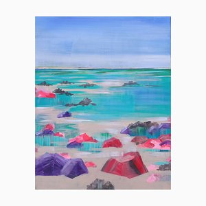 Charlotte Pivard, Playa Es Caragol, 2021, Acrylic Painting-ZHZ-1753135