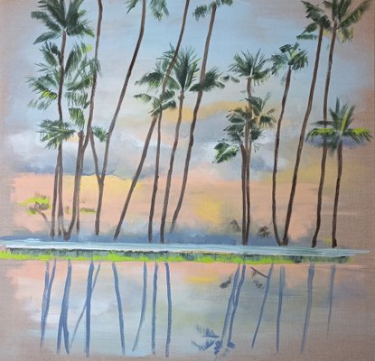 Charlotte Pivard, Punta Cana, 2023, Acrylic-ZHZ-1753278