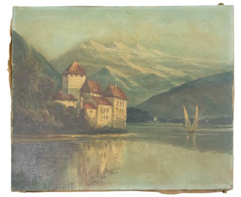 Chateau Chillon, Oil on Canvas-RIU-1183462