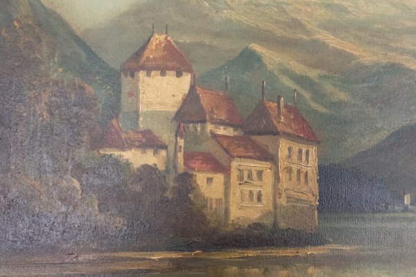 Chateau Chillon, Oil on Canvas-RIU-1183462