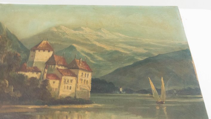 Chateau Chillon, Oil on Canvas-RIU-1183462