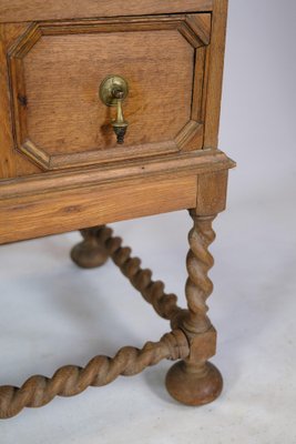 Chatol with Upper Cabinet in Oak with Wood Carvings, England, 1890s-UY-1723424