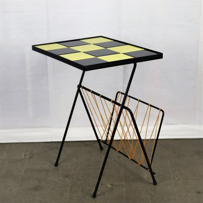 Checkered Side Table, 1960s-YBU-1377184