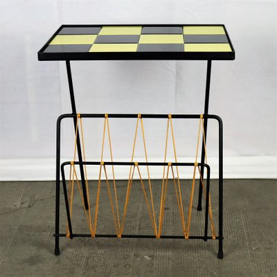 Checkered Side Table, 1960s-YBU-1377184