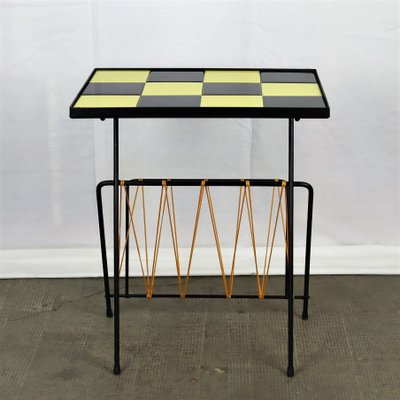 Checkered Side Table, 1960s-YBU-1377184