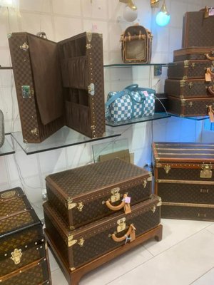 Checkers Shoe Trunk from Louis Vuitton, 2010s-YF-1756810