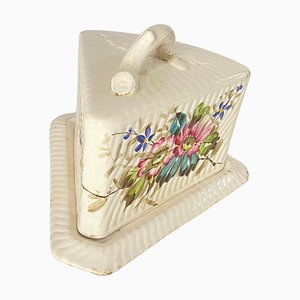 Cheese Tray in Ceramic in White Color, France, 1970s-UR-1720208