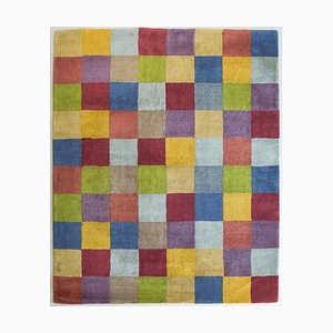 Chequered Handwoven Rug-AOI-1310708