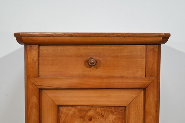 Cherry and Ash Bedside Table, Late 19th Century-RVK-1751828