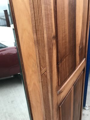 Cherry & Walnut Single-Door Wardrobe-WQQ-1185174