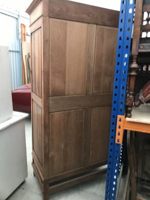 Cherry & Walnut Single-Door Wardrobe-WQQ-1185174