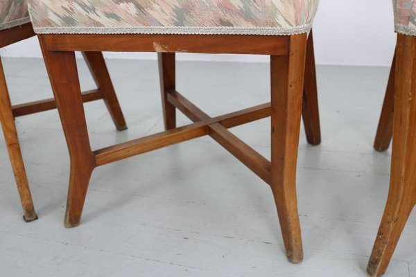 Cherry Wood Dining Chairs by Melchiorre Bega for Bega Bologna , 1950s, Set of 6-AA-825803