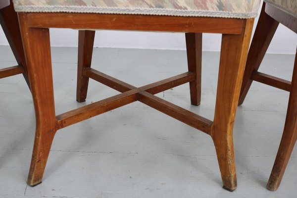 Cherry Wood Dining Chairs by Melchiorre Bega for Bega Bologna , 1950s, Set of 6-AA-825803