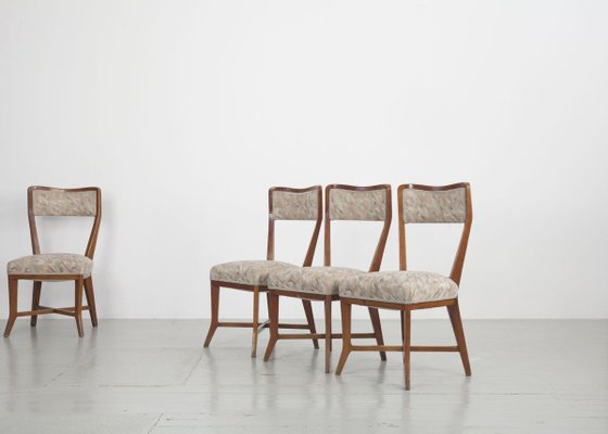 Cherry Wood Dining Chairs by Melchiorre Bega for Bega Bologna , 1950s, Set of 6-AA-825803