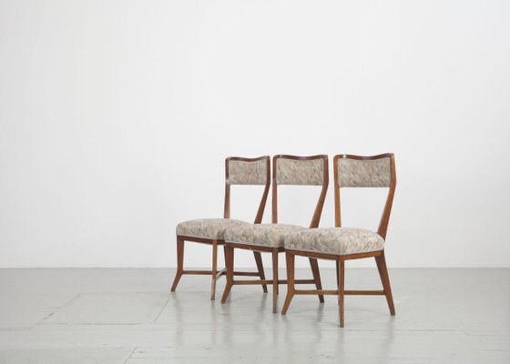 Cherry Wood Dining Chairs by Melchiorre Bega for Bega Bologna , 1950s, Set of 6-AA-825803