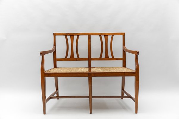 Cherry Wood Dining Room Set, Spain, 1960s, Set of 4-KQB-1791890