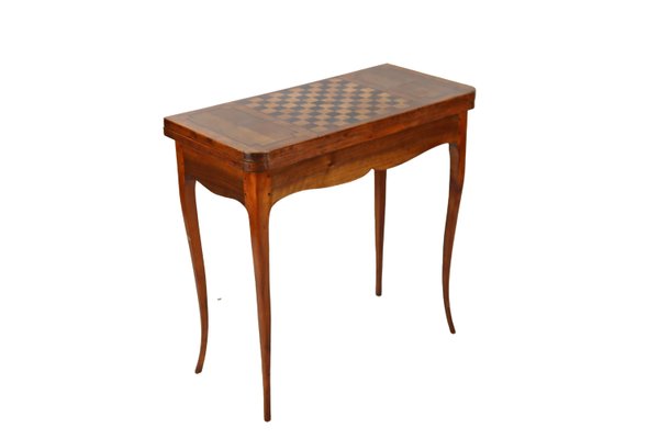 Cherrywood and Walnut Card Table, 1830s-YZB-2035630