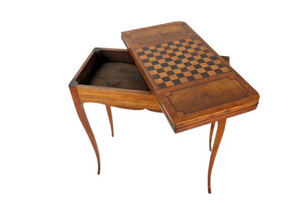 Cherrywood and Walnut Card Table, 1830s-YZB-2035630